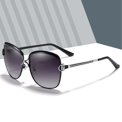 Gafas de Sol Mujer Techsuit 8702, Polarizadas, Protección UV, Negras