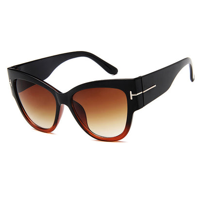 Gafas de Sol Mujer Techsuit 9778, Negro Marrón Oscuro