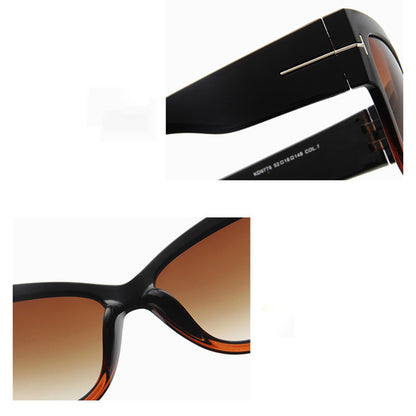 Gafas de Sol Mujer Techsuit 9778, Negro Marrón Oscuro