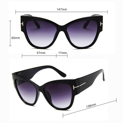 Gafas de Sol Mujer Techsuit 9778, Negro Marrón Oscuro