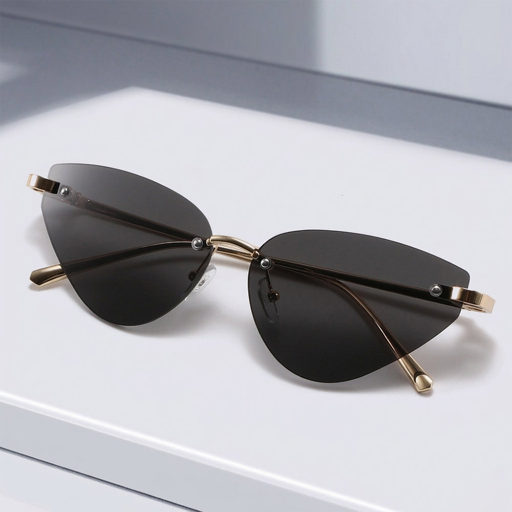 Gafas de Sol Mujer Techsuit S099, Dorado Marrón