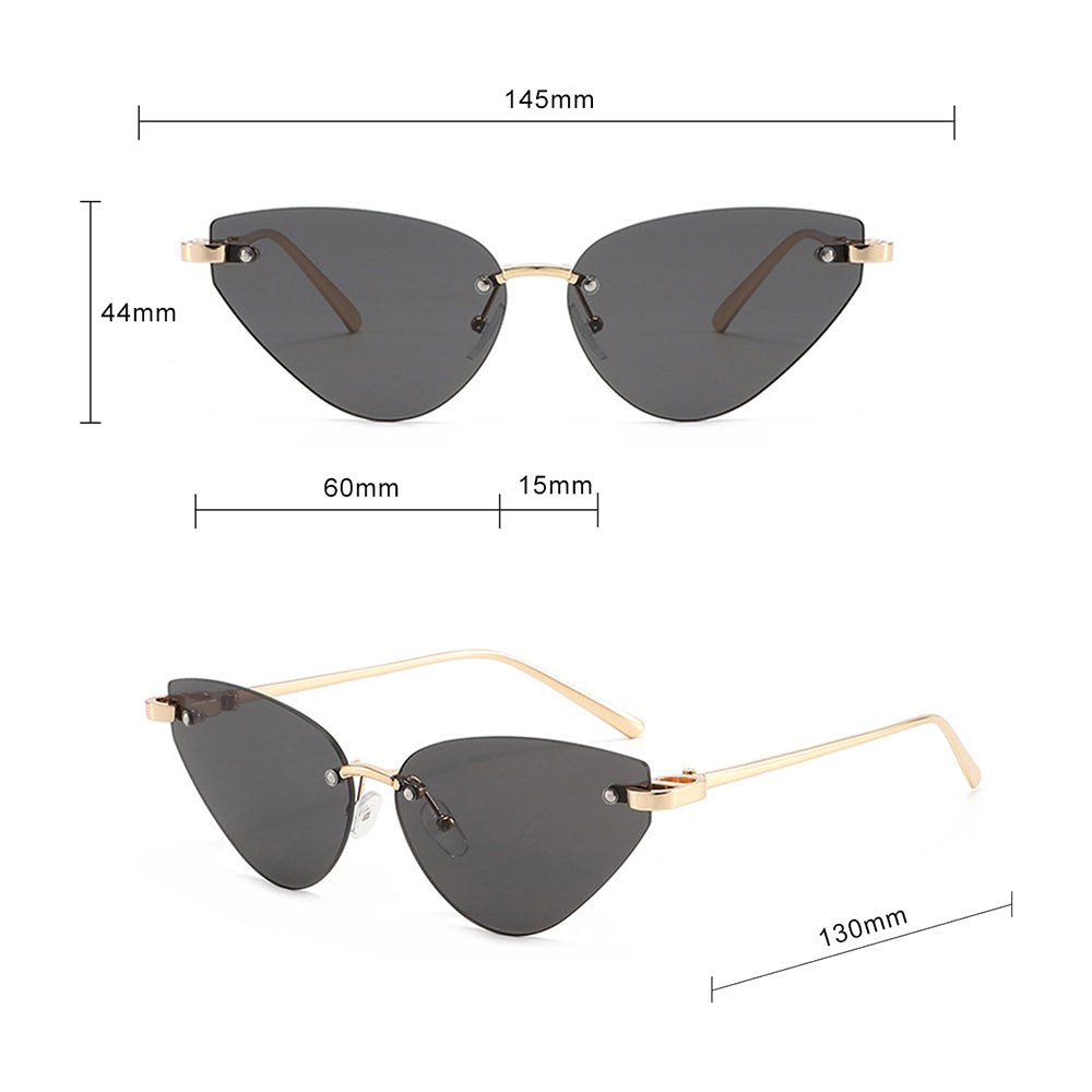 Gafas de Sol Mujer Techsuit S099, Dorado Marrón