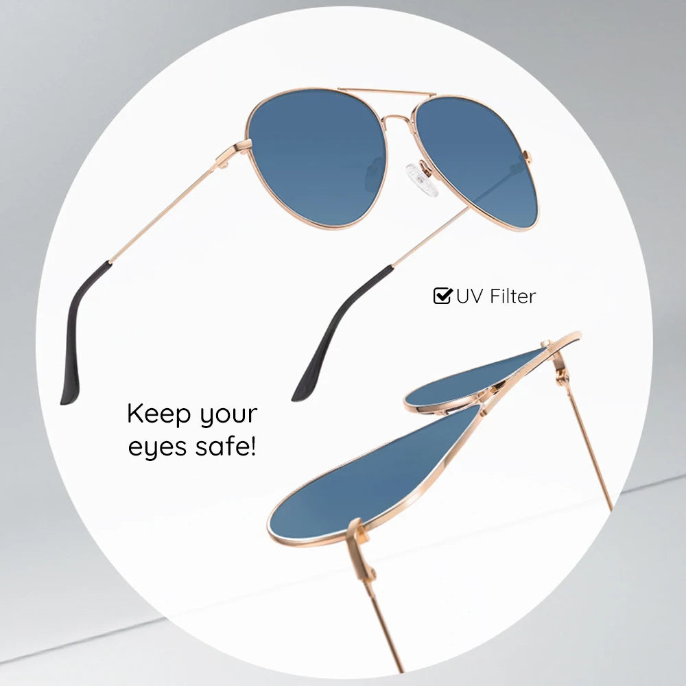 Gafas de Sol Unisex Techsuit 3025, Protección UV, Plateadas Azules