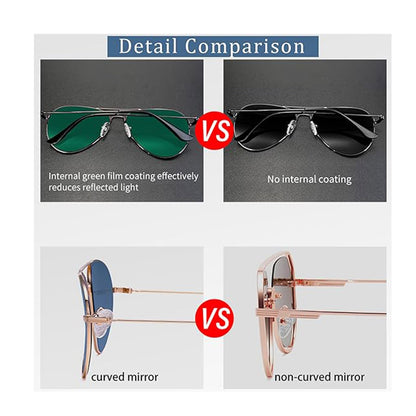 Gafas de Sol Unisex Techsuit 3025, Protección UV, Dorado Marrón