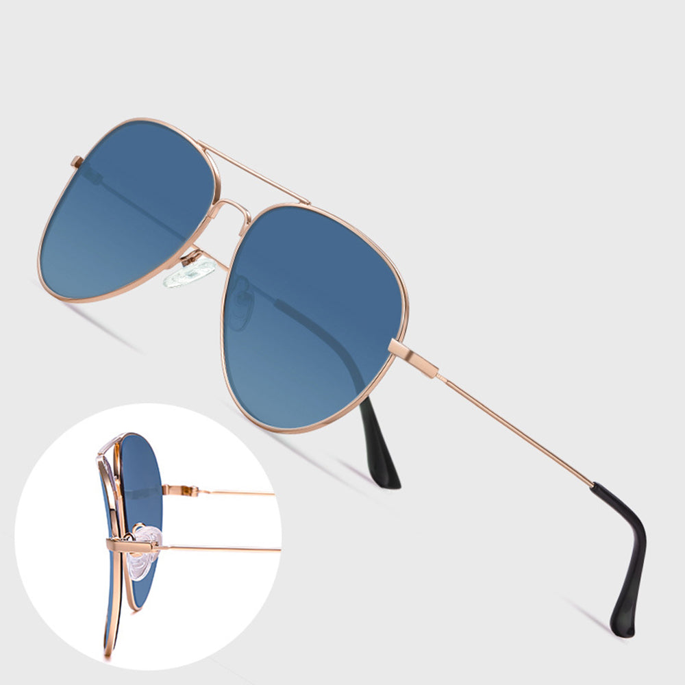 Gafas de Sol Unisex Techsuit 3025, Protección UV, Dorado Marrón