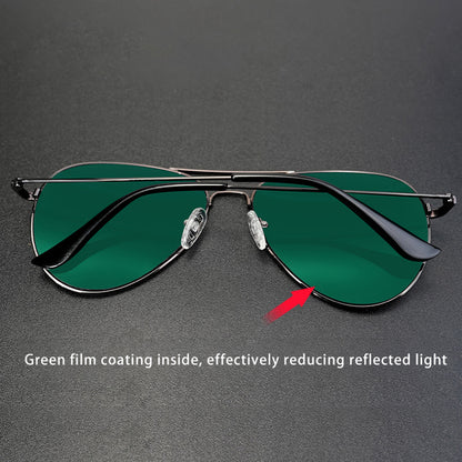 Gafas de Sol Unisex Techsuit 3025, Protección UV, Dorado Verde