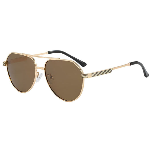 Gafas de Sol Unisex Techsuit 8622, Polarizadas, Protección UV, Doradas