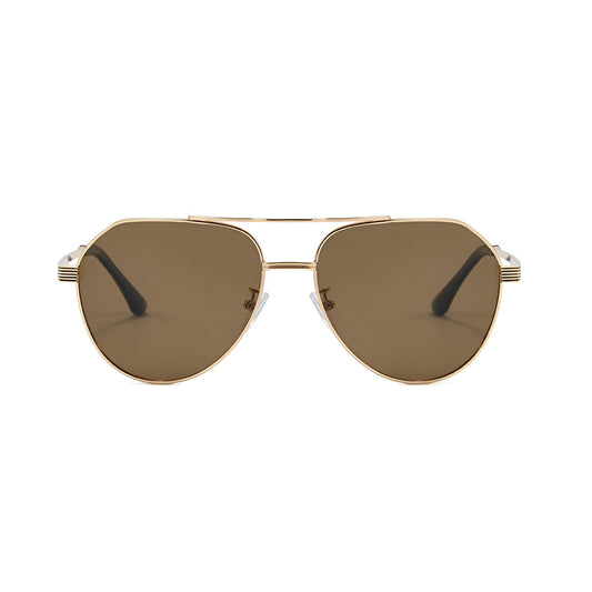 Gafas de Sol Unisex Techsuit 8622, Polarizadas, Protección UV, Doradas