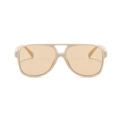 Gafas de Sol Unisex Techsuit 98061, Protección UV, Beige Marrón