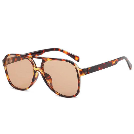 Gafas de Sol Unisex Techsuit 98061, Protección UV, Marrón Beige Naranja