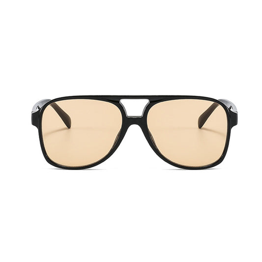 Gafas de Sol Unisex Techsuit 98061, Protección UV, Negro Marrón Claro