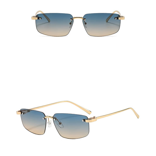 Gafas de Sol Unisex Techsuit S098, Doradas Azules Verdes