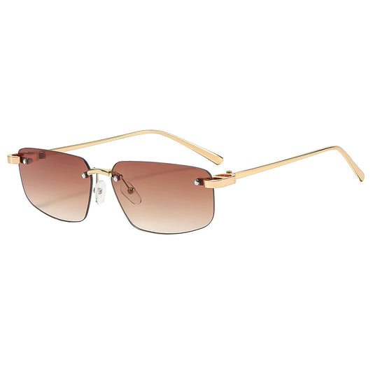 Gafas de Sol Unisex Techsuit S098, Dorado Marrón Claro