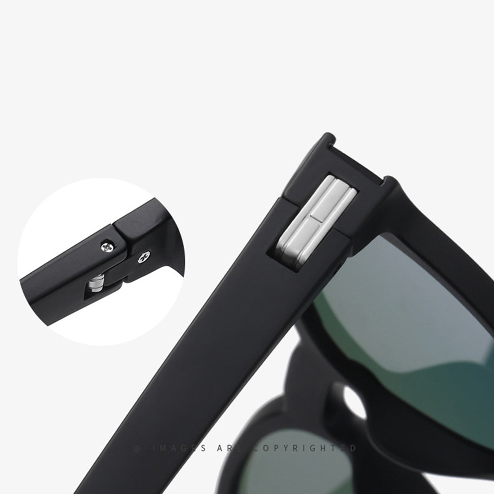 Gafas de Sol Unisex Techsuit TR7545, Polarizadas, Protección UV, Negro Gris
