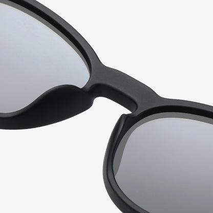 Gafas de Sol Unisex Techsuit TR7545, Polarizadas, Protección UV, Negro Gris