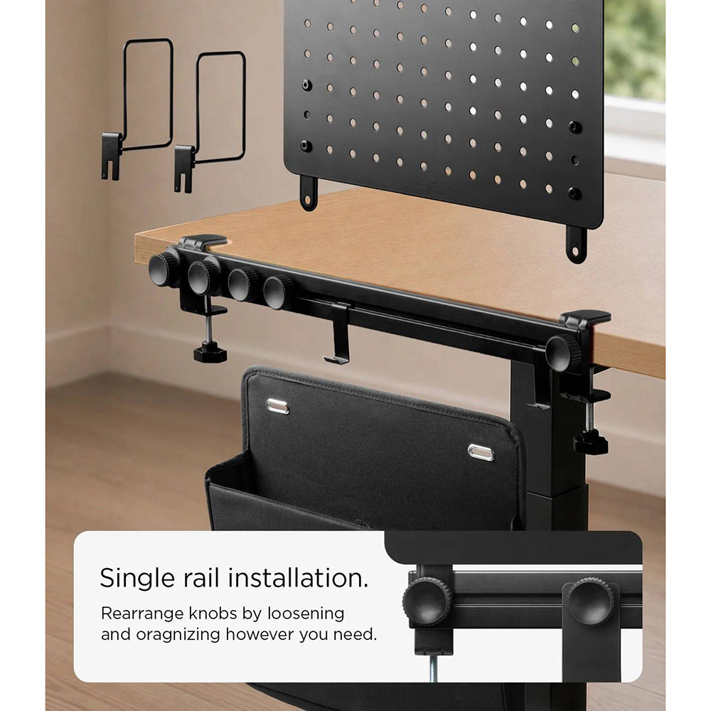 Organizador de escritorio metálico Spigen LD406, negro AHP11401
