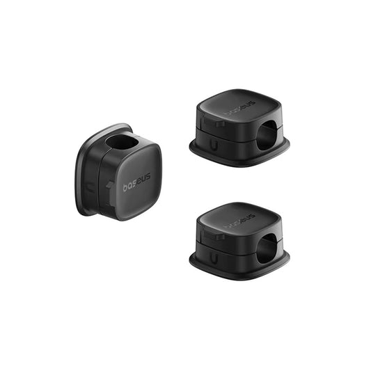 Organizador de Cables Baseus Lite Magnético, Set de 3 Piezas, Negro B01331106111-00