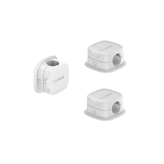 Organizador de Cables Baseus Lite Magnético, Set 3 Piezas, Blanco B01331106211-00