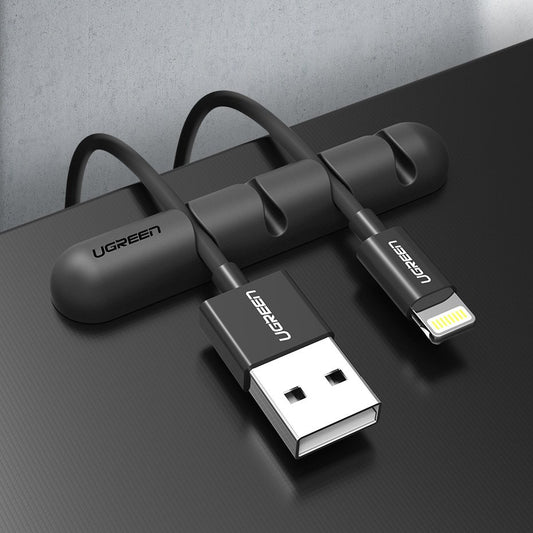 Organizador de Cables UGREEN, Set 2 piezas, Negro