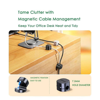 Organizador de Cables UGREEN LP886, Set de 3 Piezas, Negro
