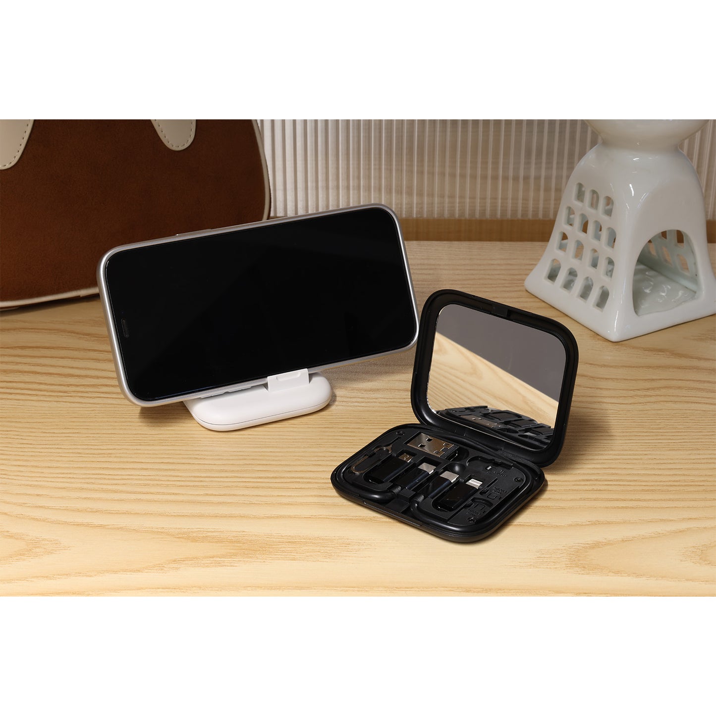 Organizador con Accesorios Setty AD-S11-01, 11en1, Negro