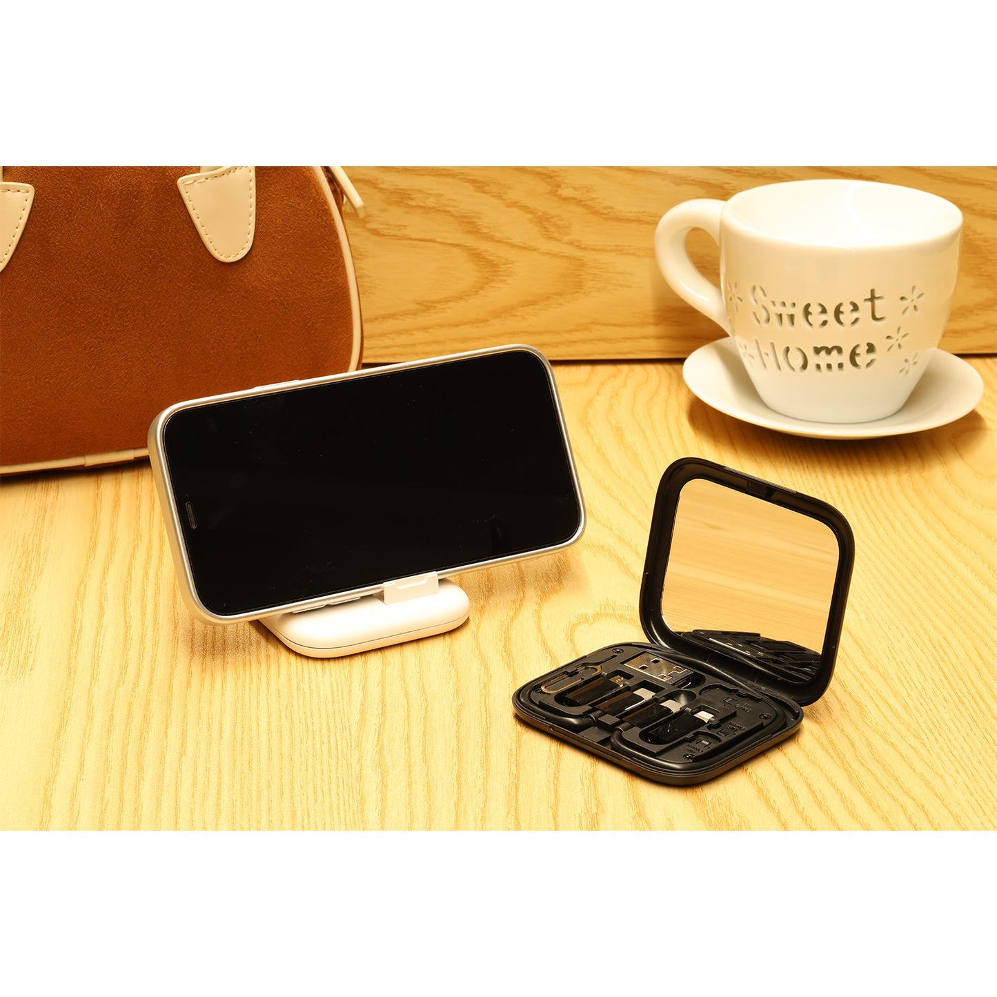 Organizador con Accesorios Setty AD-S11-01, 11en1, Negro