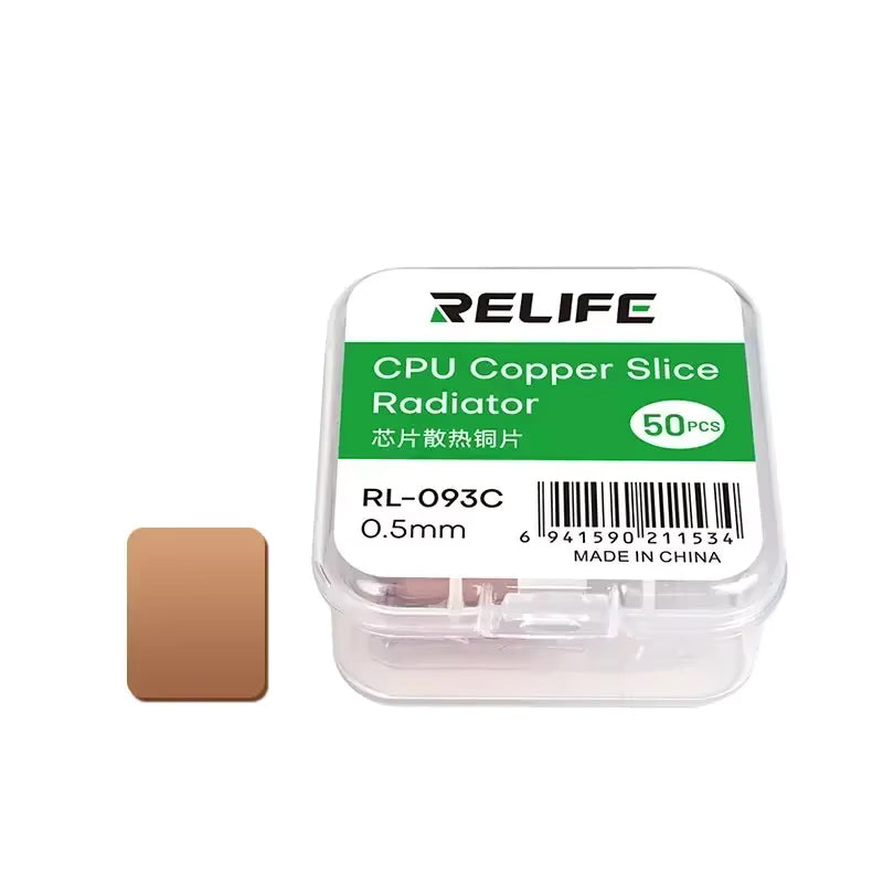Pad Termoconductor Relife RL-093C, 0.5mm, Set 50 piezas