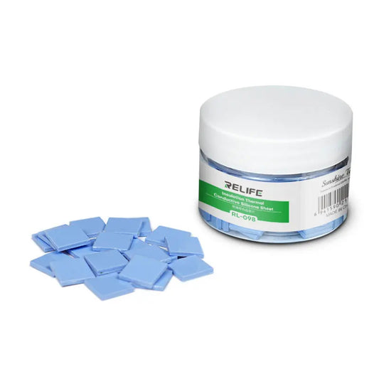 Almohadilla Termoconductora Relife RL-098, 0.2mm, Set de 100 piezas