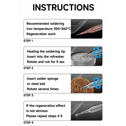 Soldering Iron Tip Cleaning / Restoration Paste Mechanic QR12