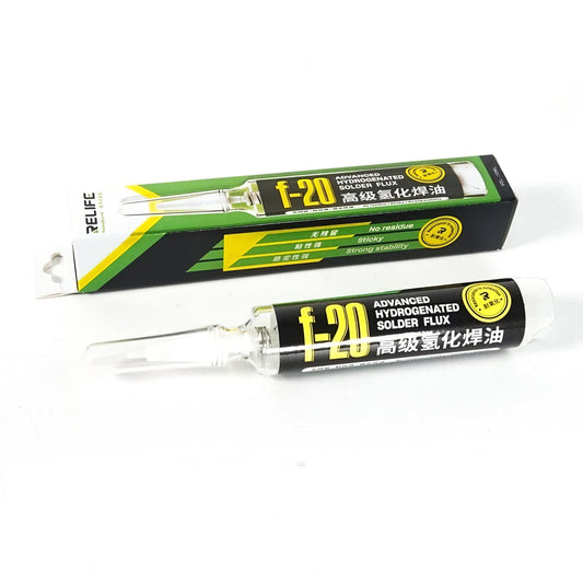 Pasta Flux Relife F-20, Hidrogenada, 10 ml