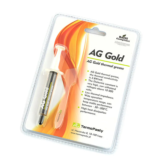 Pasta termoconductora Termopasty AG Gold, Jeringa, 3g