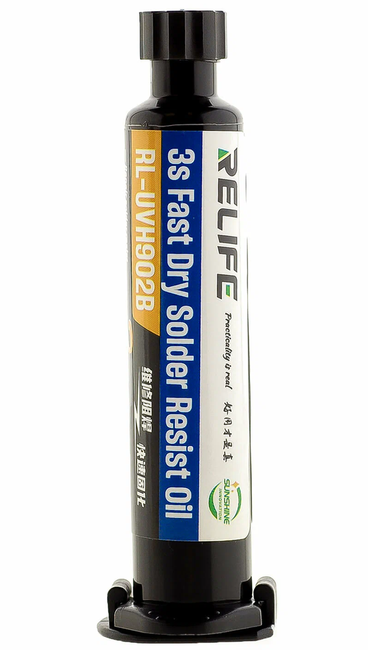 Pasta UV de Enmascarar Relife RL-UVH902B, 10ml, Negra