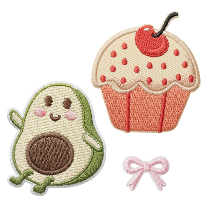 Parche / Parche Textil OEM Aguacate, Set de 3 piezas, Multicolor