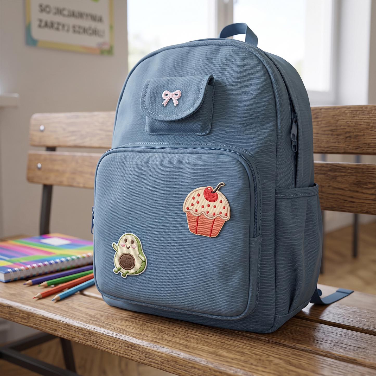 Parche / Parche Textil OEM Aguacate, Set de 3 piezas, Multicolor