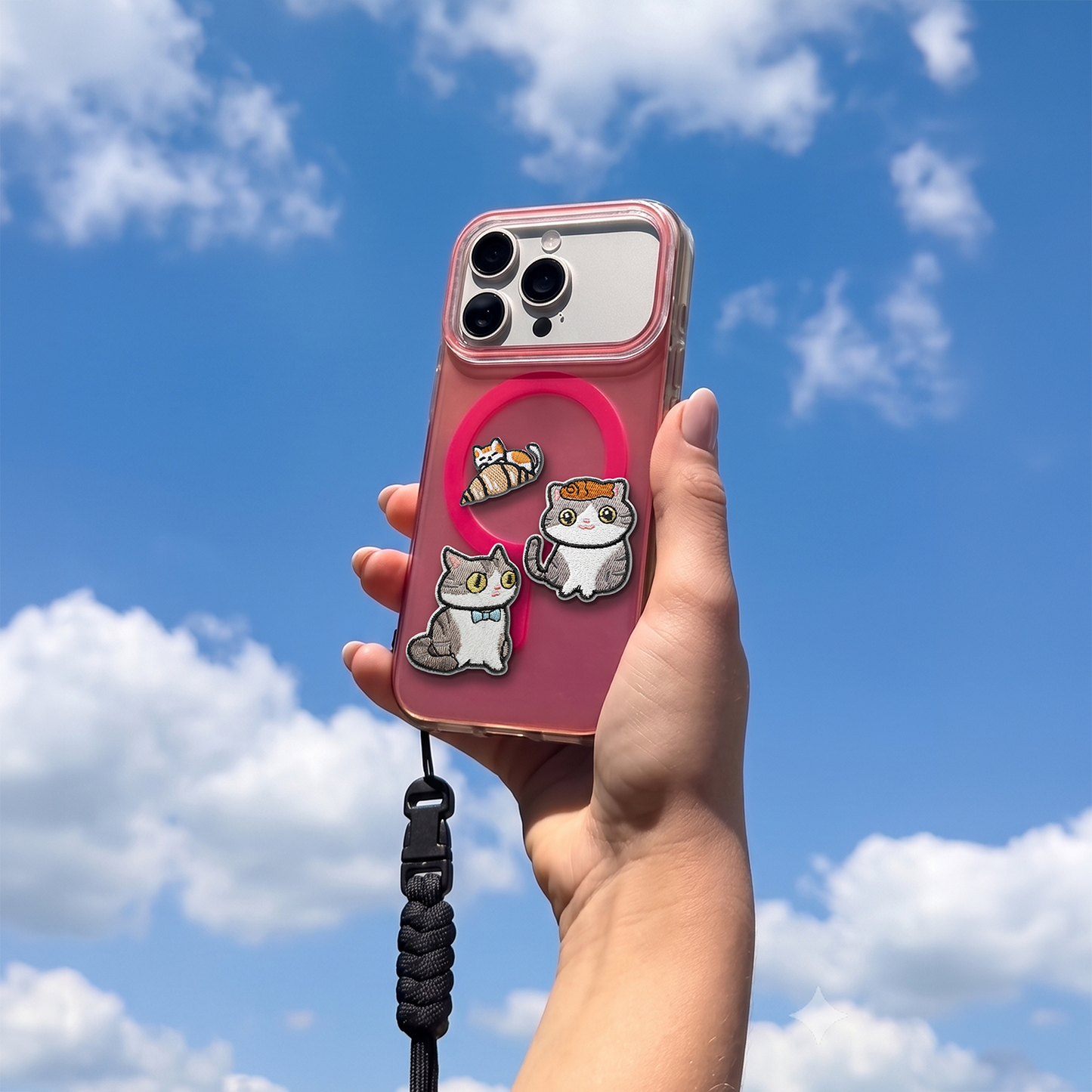 Parche / Parche Textil OEM Cat 1, Set de 3 piezas, Multicolor