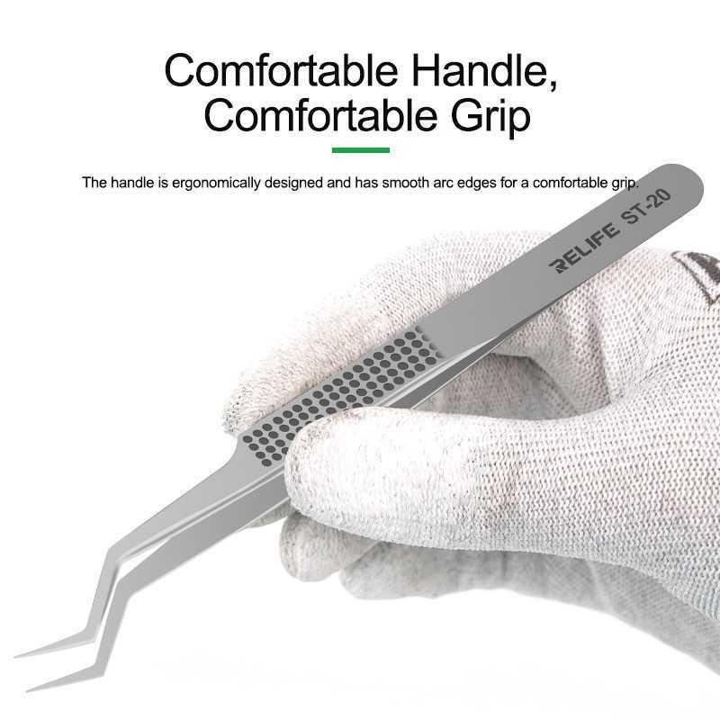 Relife ST-20 curved tweezers 