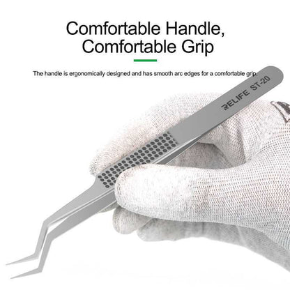 Relife ST-20 curved tweezers 