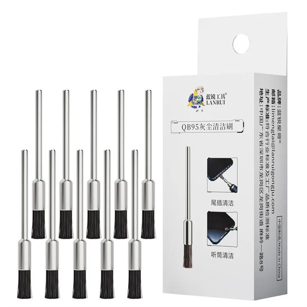 Cepillo Antiestático Lanrui QB95, 3mm, Set de 10 piezas