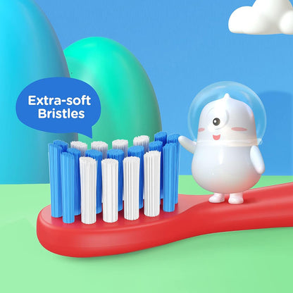 Cepillo de Dientes Eléctrico Bitvae BVK7S Kids, Azul Rojo