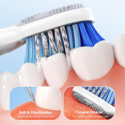 Cepillo de Dientes Eléctrico Bitvae D2, Blanco