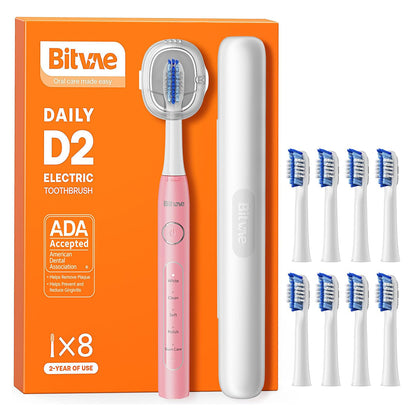 Cepillo de Dientes Eléctrico Bitvae D2, Rosa