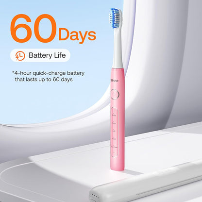 Cepillo de Dientes Eléctrico Bitvae D2, Rosa