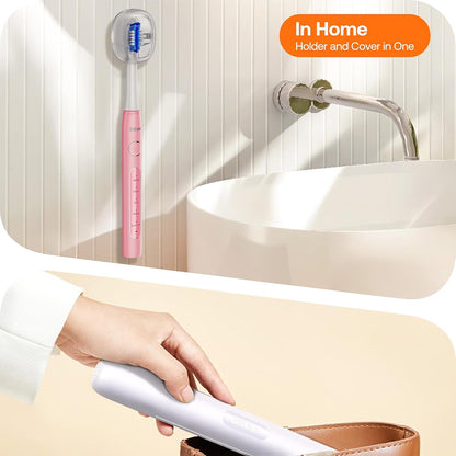 Cepillo de Dientes Eléctrico Bitvae D2, Rosa