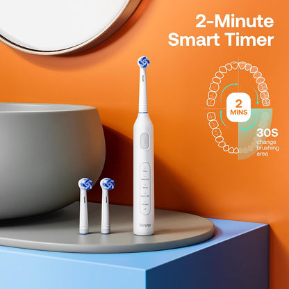Cepillo de Dientes Eléctrico Bitvae R1, Blanco