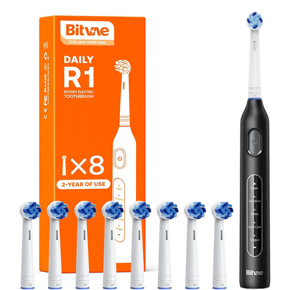 Cepillo de Dientes Eléctrico Bitvae R1, Negro