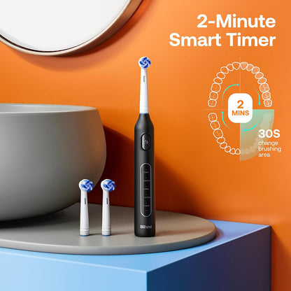 Cepillo de Dientes Eléctrico Bitvae R1, Negro