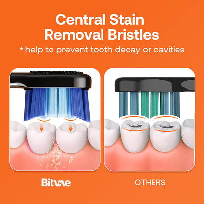Cepillo de Dientes Eléctrico Bitvae S3 Smart, Azul Marino