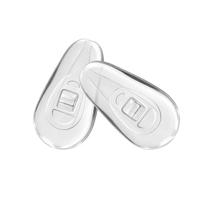 Silicone Nose Pads for Glasses and Techsuit ST1 Screwdriver, Set of 10 Pieces, Transparent