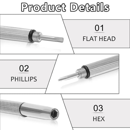 Almohadillas de Silicona para Gafas y Destornillador Techsuit ST1, Set de 4 Piezas, Transparentes