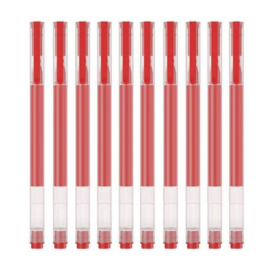 Bolígrafo Xiaomi, Gel Rojo, 0.5mm, Set 10 piezas BHR8863GL